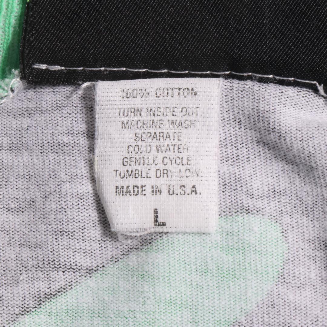 80s USA製 KOZMIK コズミック 総柄Tシャツ L（F61）