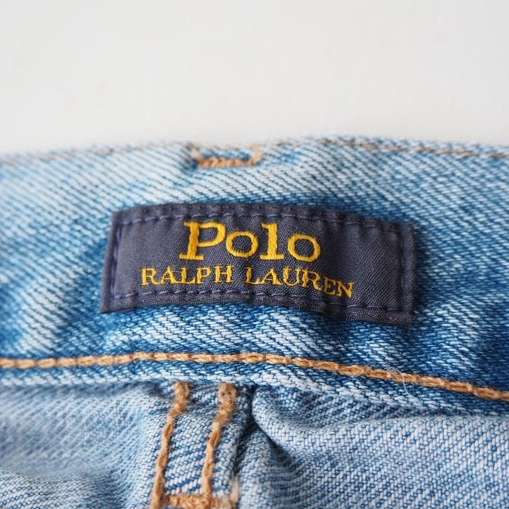 POLO ポロラルフローレン パッチワーク デニム 25 ジーンズボーイフレンド
