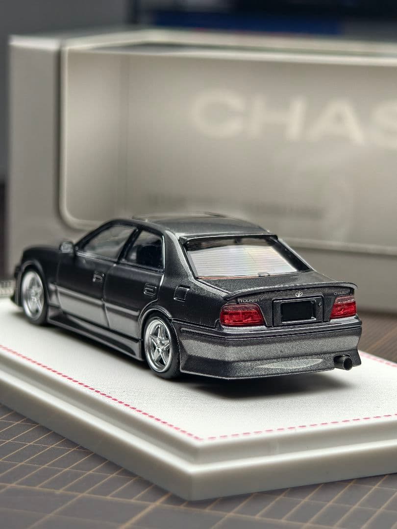 FH 1/64 トヨタ チェイサー JZX100 ダークグレー