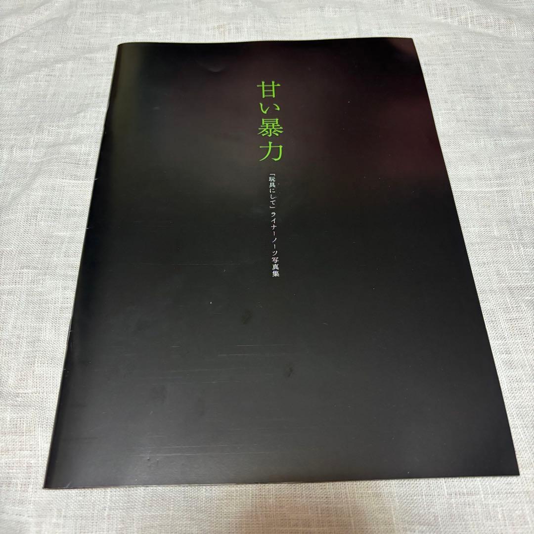 甘い暴力 CD ライナーノーツ写真集
