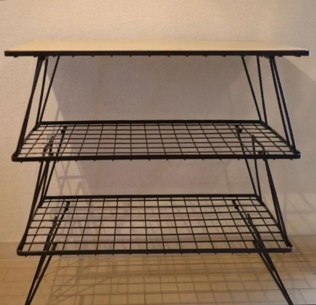 【美品】ユニフレームフィールドラック、天板、ベルト、バッグのセット