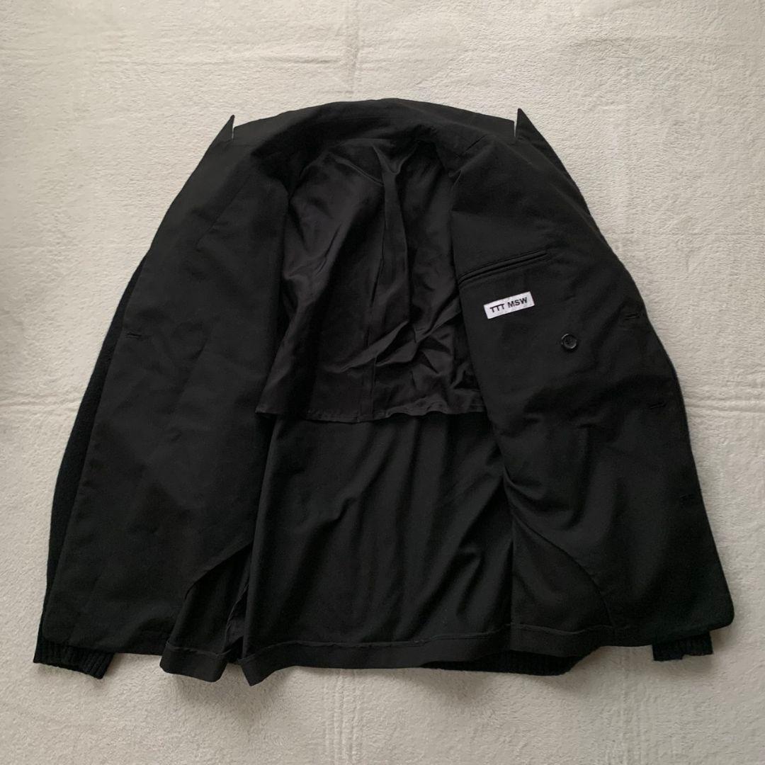 ジャケット・アウター TTT_MSW 22aw knit docking tailor jacket