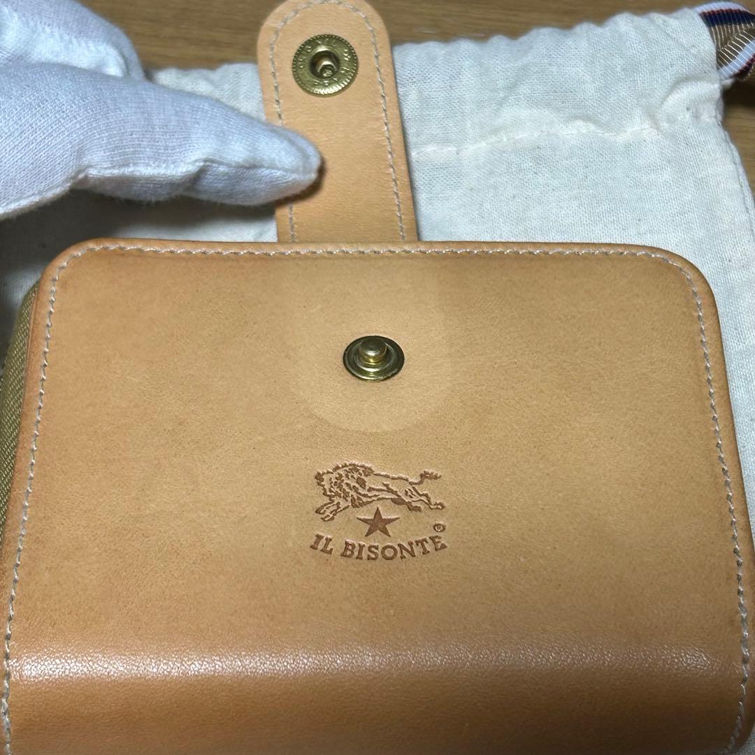 IL BISONTE 二つ折り財布 ナチュラルレザー