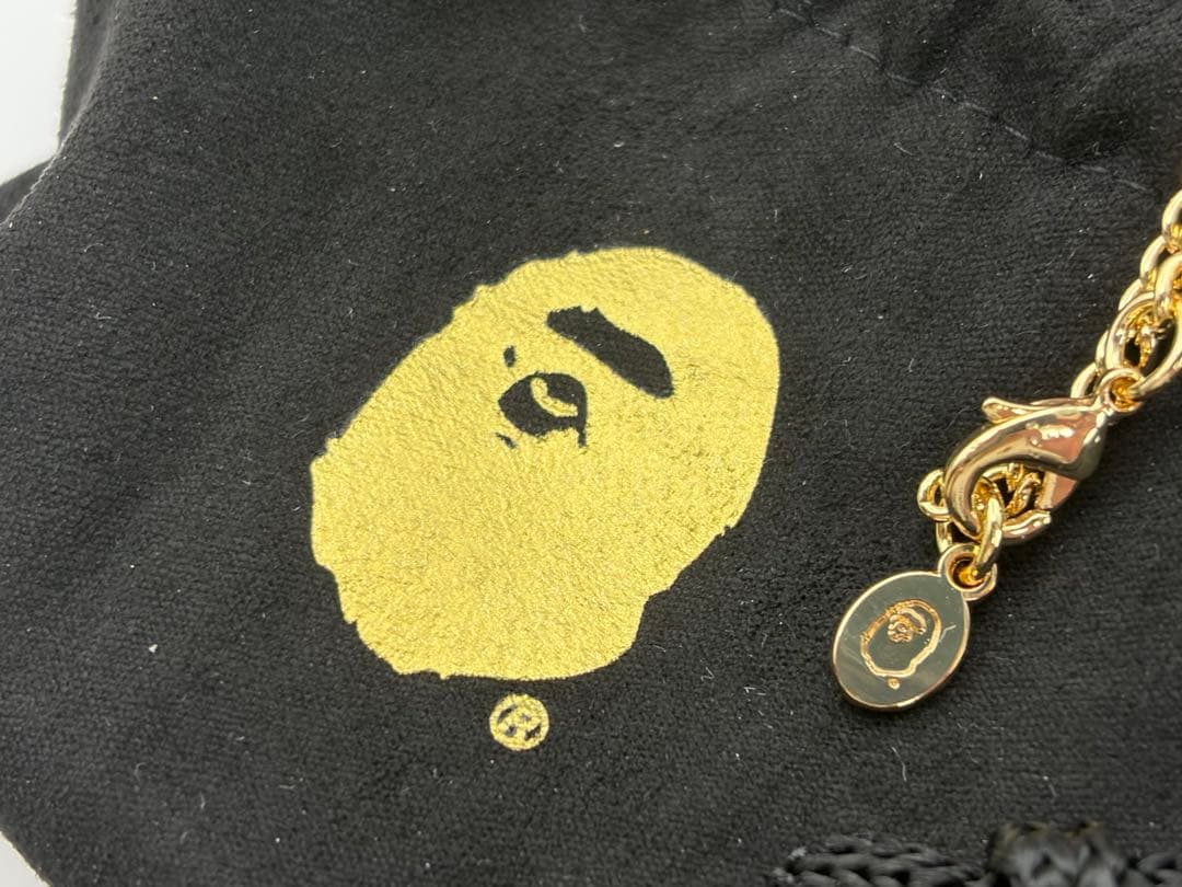 BAPE 20周年記念 ゴールド クレジットカード ネックレス 70cm エイプ
