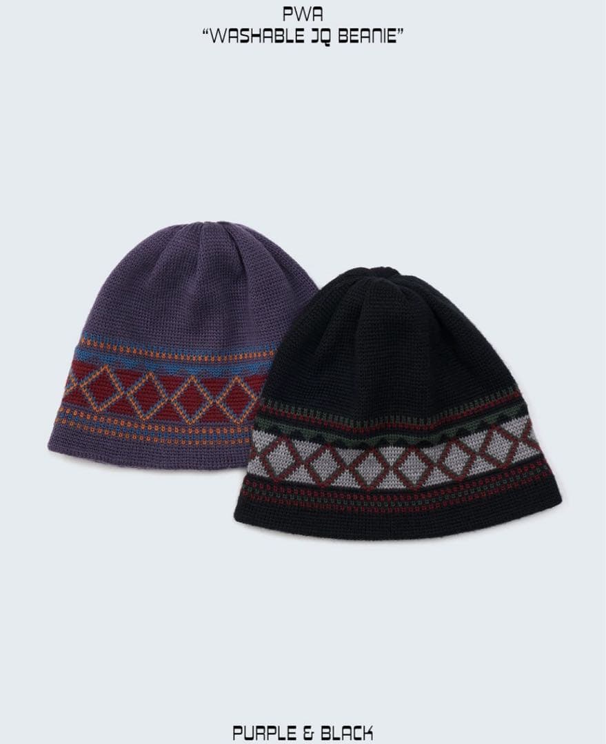 PWA Washable JQ Beanie パープル