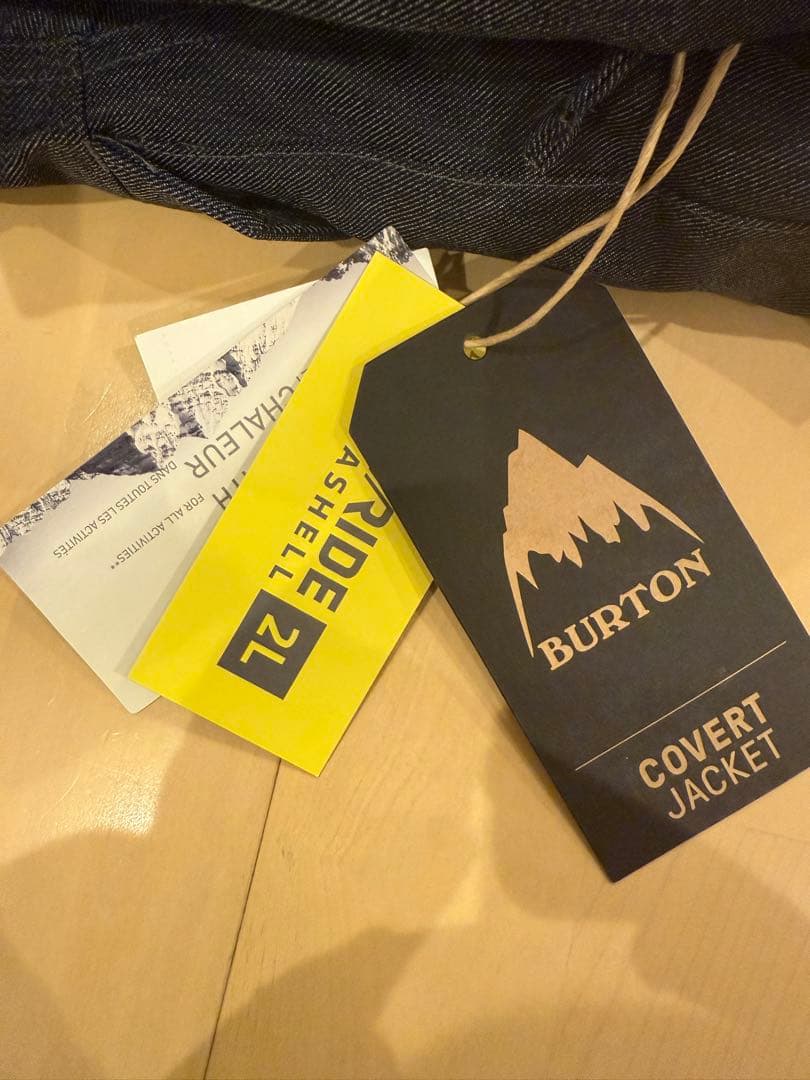 未使用　BURTON スノーボードウェア ジャケット デニム　タグ付き