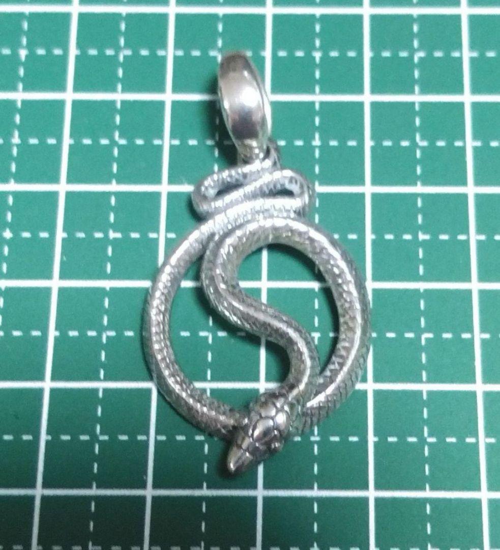 かすう工房 ペンダント 蛇 巳 ヘビ ネックレス シルバーアクセサリー