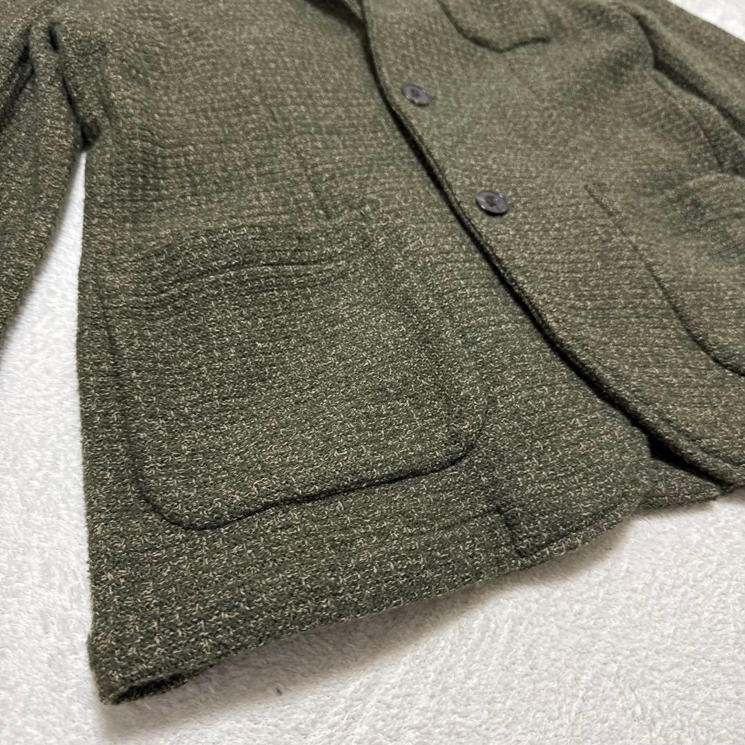 極美品 シップス TEXBRID ハニカム メッシュ ローゲージ ジャケット L