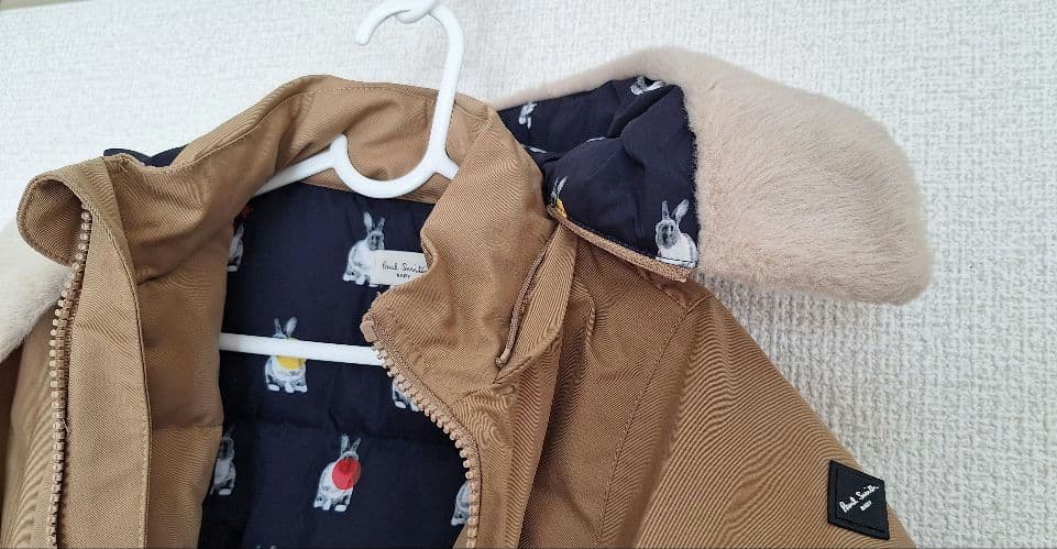 Paul Smith コート 90 cm ベージュ　うさぎ柄