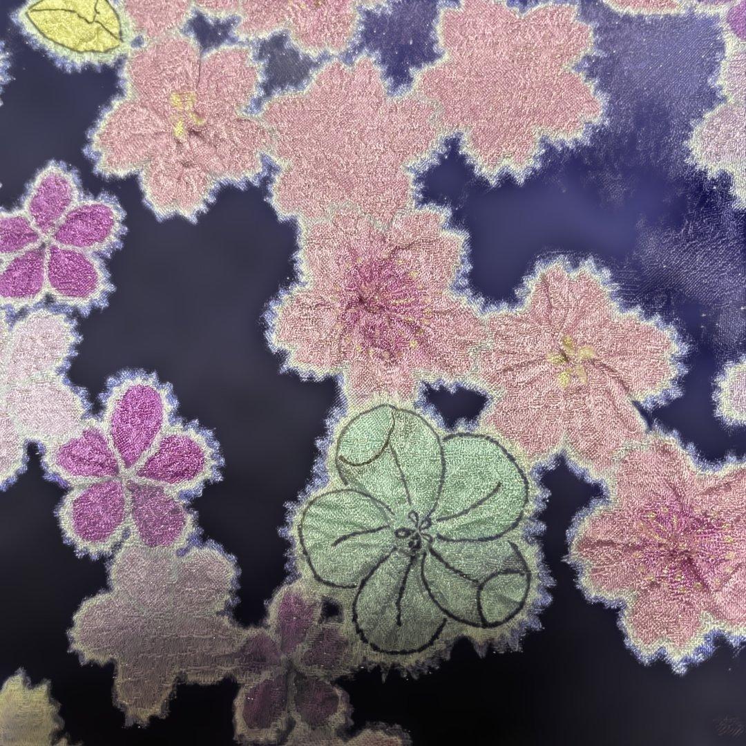 辻ヶ花振袖花絞り金通し
