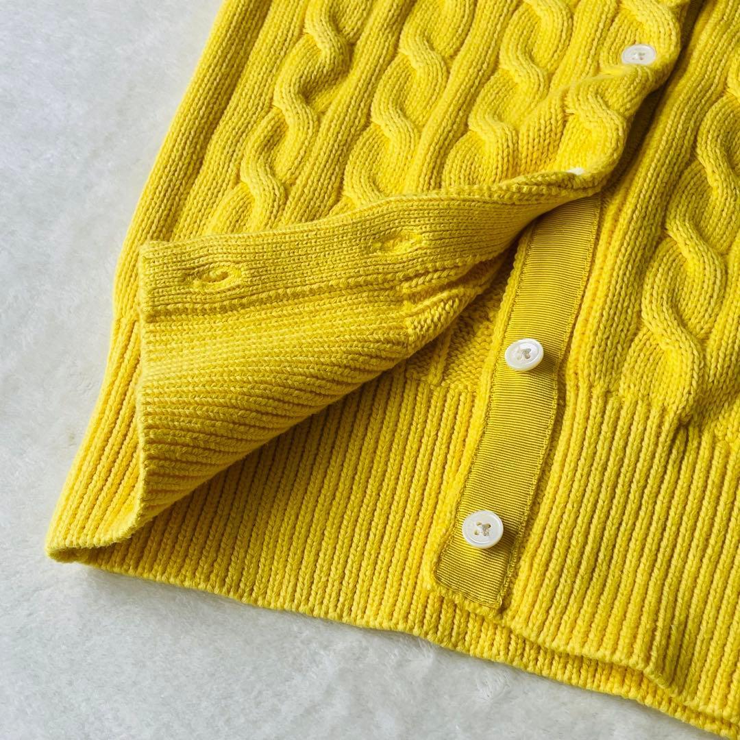ラルフローレン ケーブル コットンカーディガン ポニー刺繍 人気　現行タグ　春