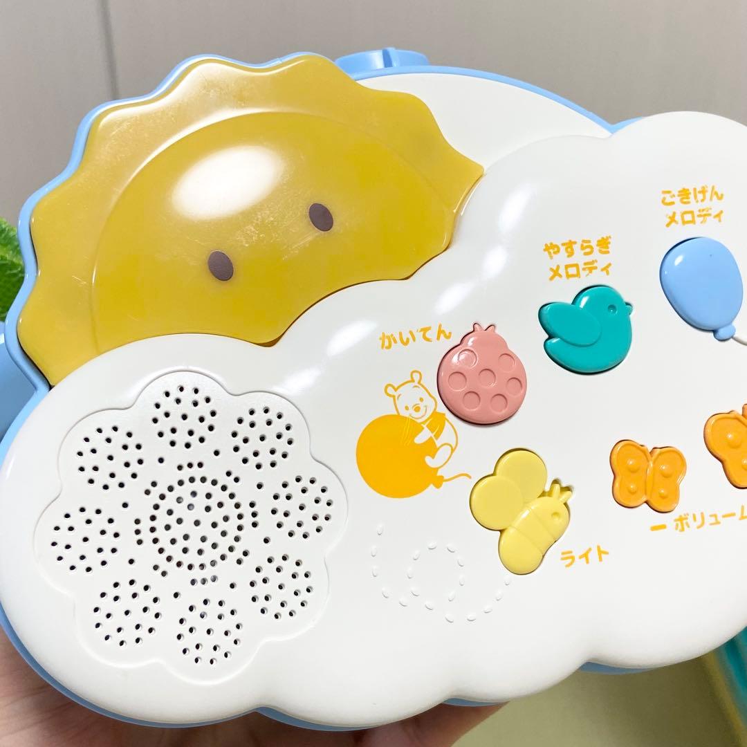 【美品】くまのプーさん えらべる回転 6WAYジムにへんしんメリー プーメリー