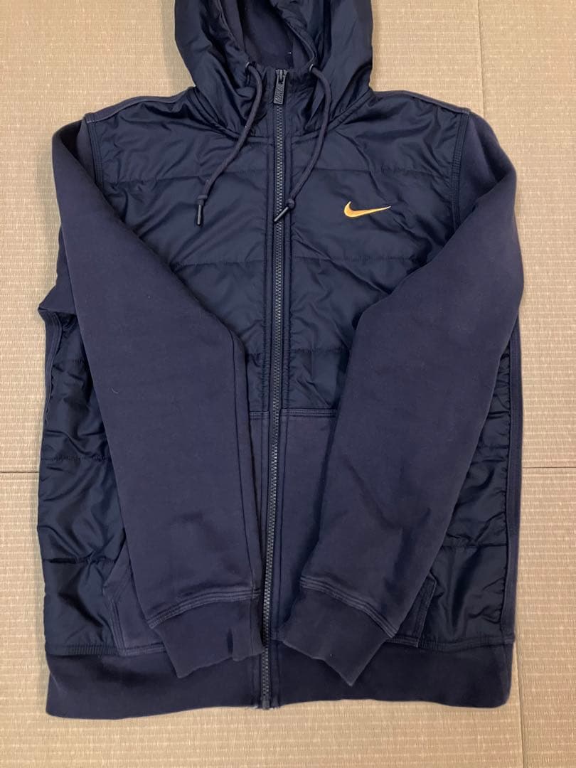 Nike ネイビー スウェット上下セットアップ 裏起毛 M