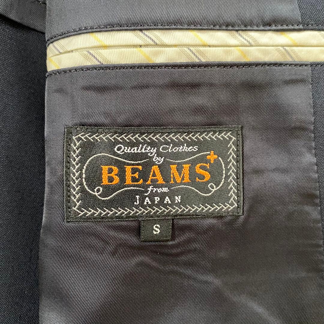 ビームスプラス 紺ブレザー 金ボタン シングルジャケット Sサイズ 付属品付き