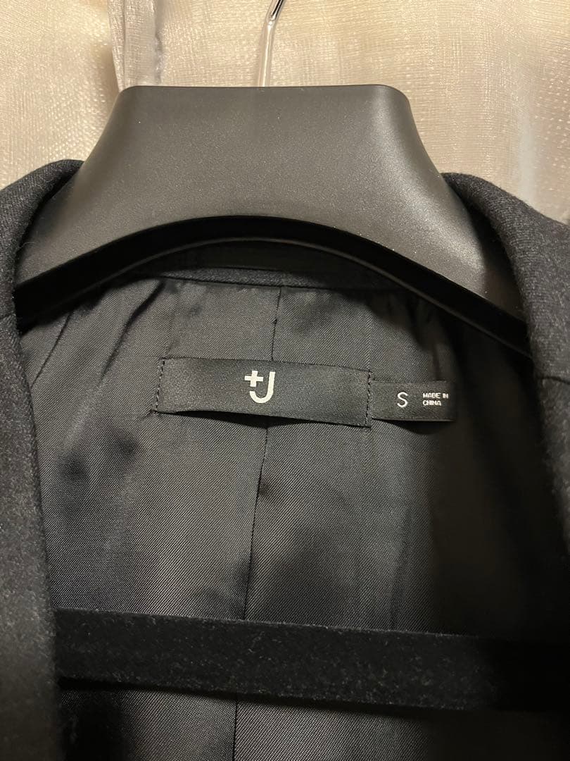 【新品未使用】+J ダークグレー スーツ Sサイズ ジャケット・パンツセット