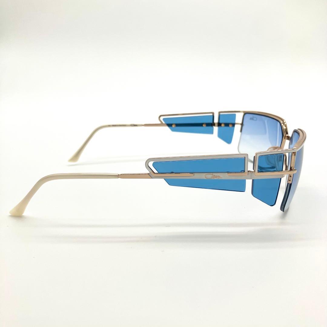 希少　CAZAL カザール サングラス　ハーフリム　ブルー グラデーション