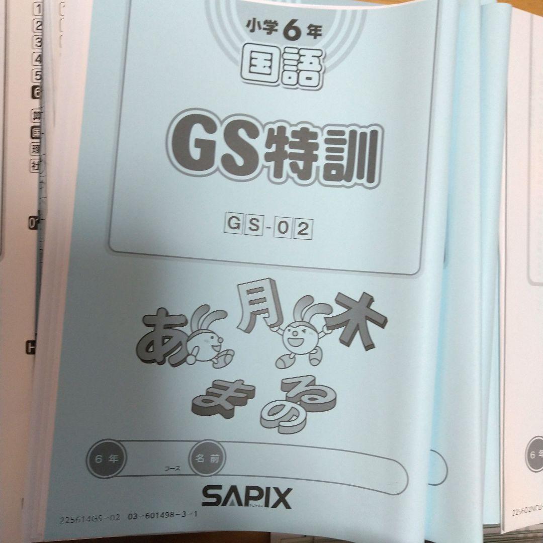 最新2025年度版　6年サピックス国語　筑駒開成コース