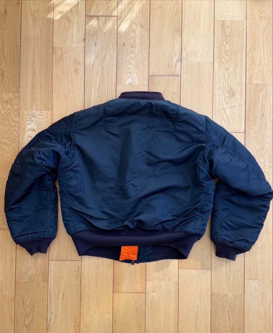 ALPHA INDUSTRIES MA-1 フライトジャケット ネイビー