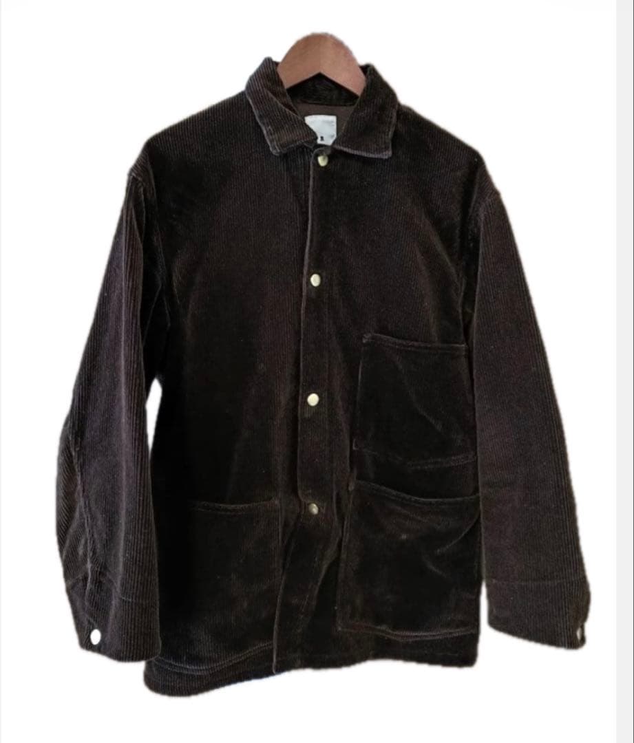 エディフィス　LA BOUCLE USカバーオール ブラウンコール