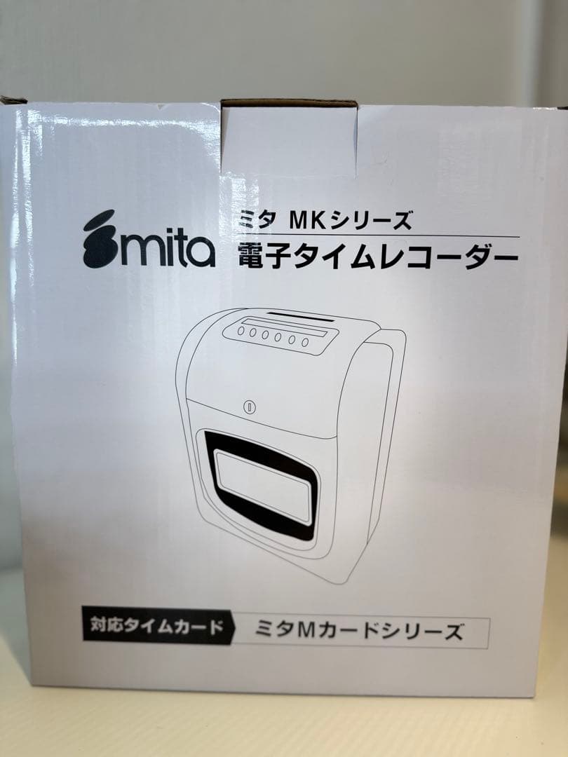 新品 未使用 ミタ MK-700 電子タイムレコーダー タイムカード付き勤怠管理
