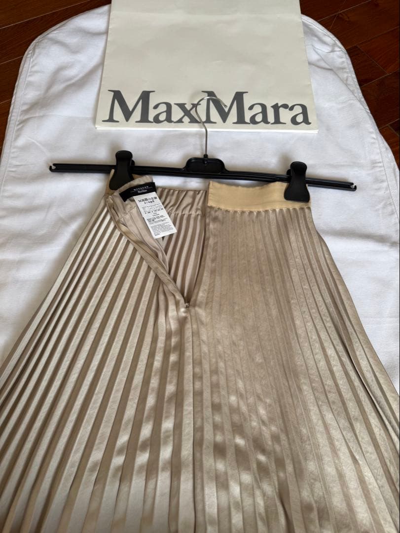 WEEKEND MAX MARA★ロングプリーツスカートJI34★