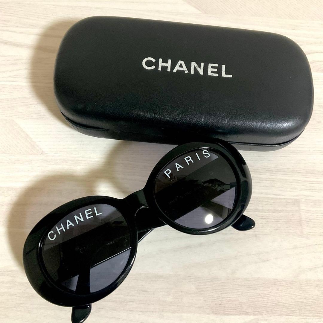 CHANEL シャネル サングラス 01947 ココマーク オーバル ケース付