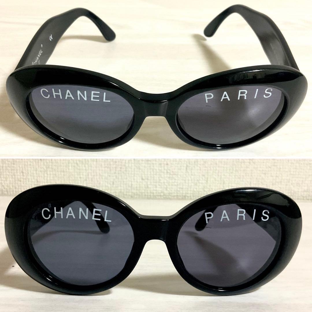 CHANEL シャネル サングラス 01947 ココマーク オーバル ケース付