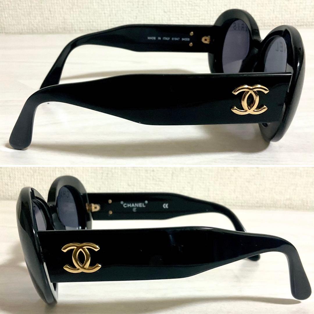 CHANEL シャネル サングラス 01947 ココマーク オーバル ケース付