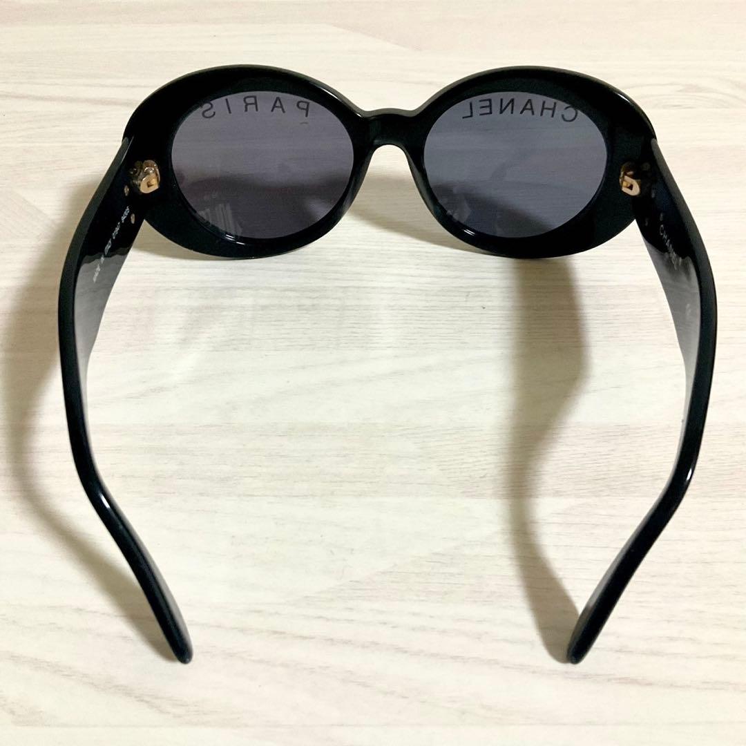 CHANEL シャネル サングラス 01947 ココマーク オーバル ケース付