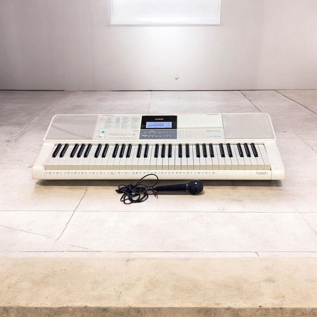 美品　CASIO 光ナビゲーション・キーボード　LK－516 キーボード61鍵盤