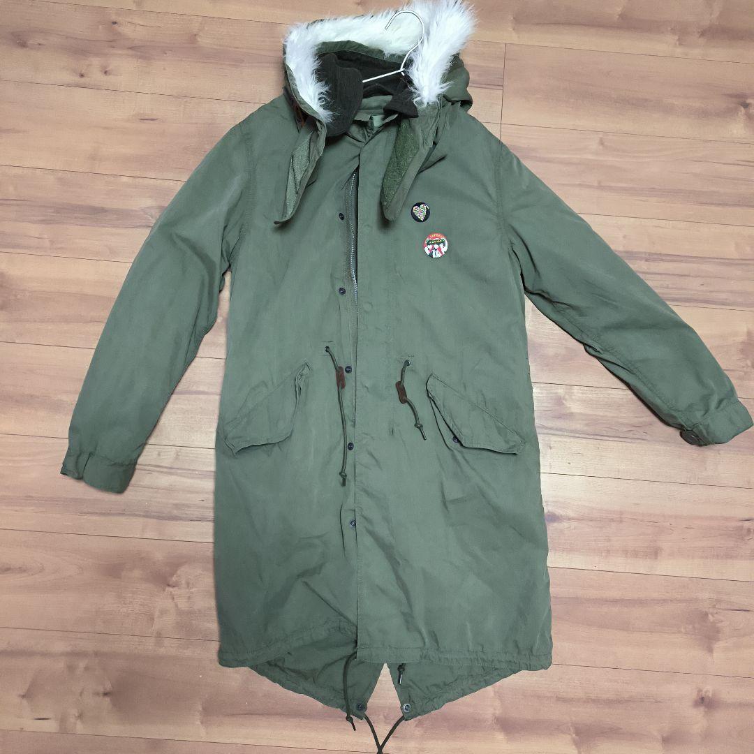 【ALPHA INDUSTRIES】M-65コート　モッズパーカ　オリーブ