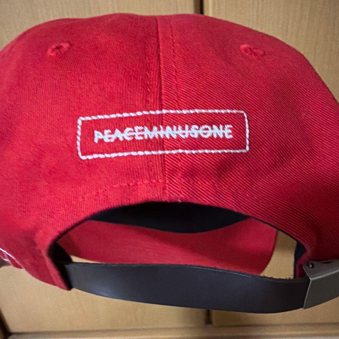 ジヨン愛用【確実正規品】Peaceminusone BALL CAP RED