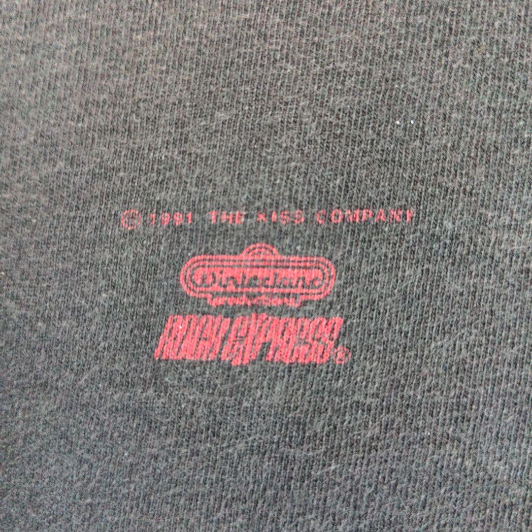 90'S 当時物 KISS キッス バンドTシャツ ヘインズ USA製 フェード