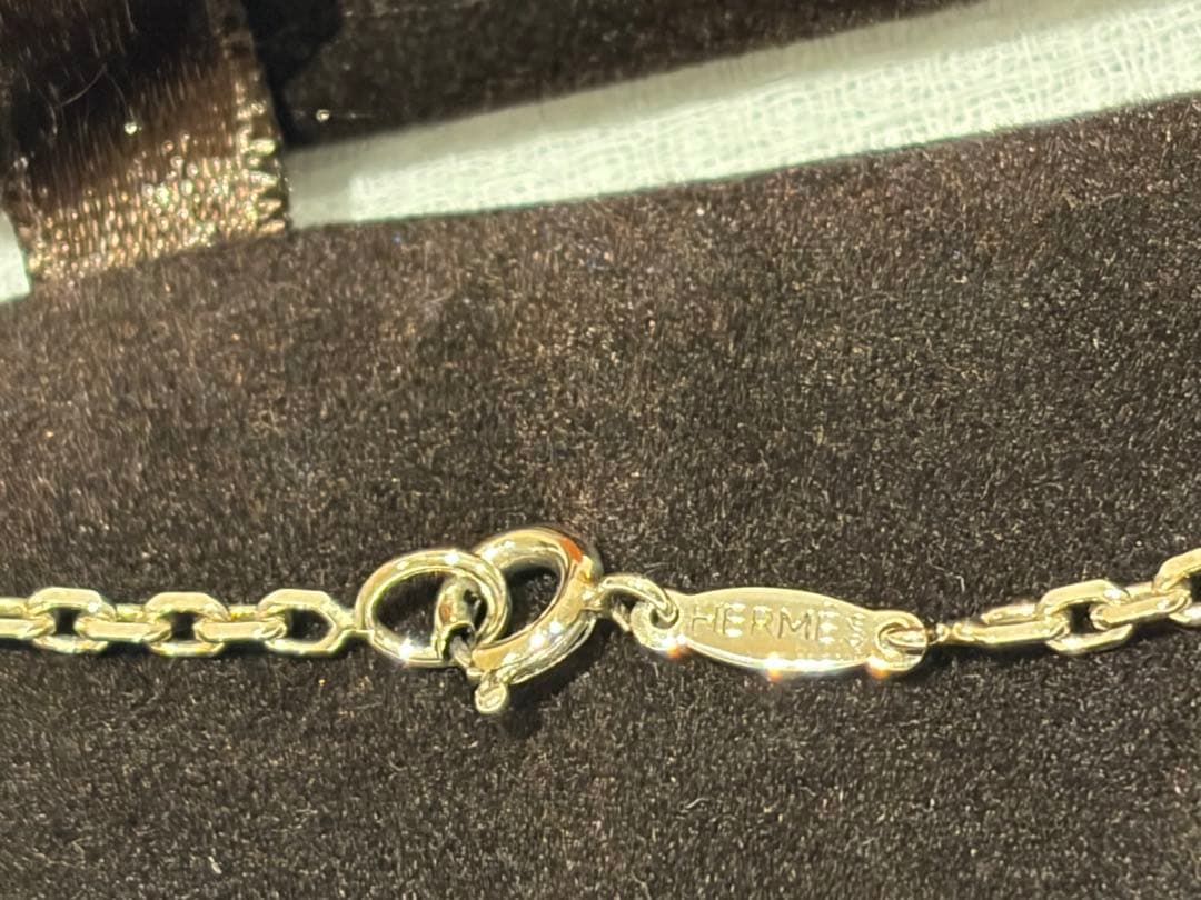 HERMES チェーンネックレス 50cm Ag925