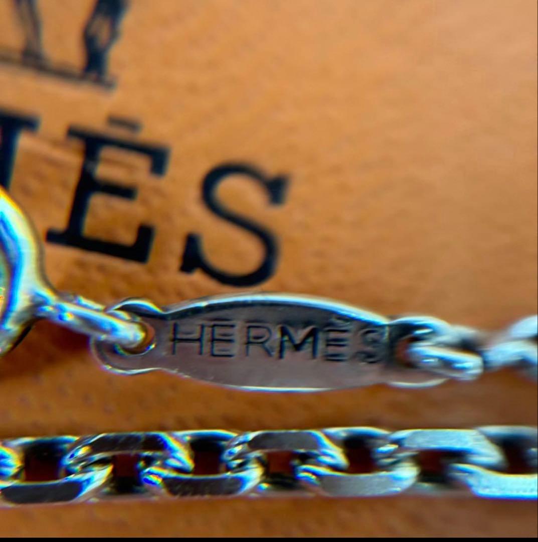 HERMES チェーンネックレス 50cm Ag925