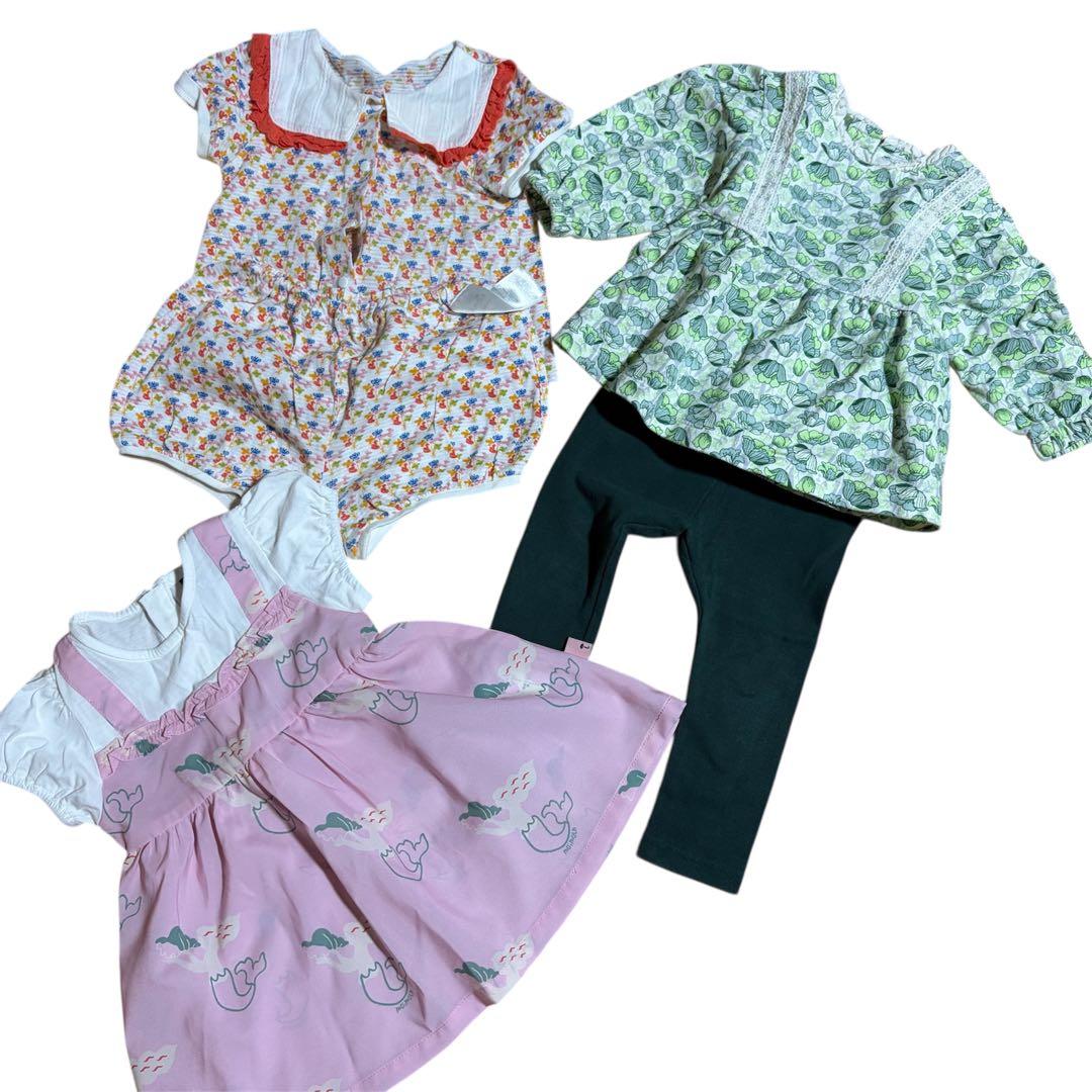 【おまけ6着付き】モイモルン 80サイズ　7万円相当　21点まとめ売り　女の子