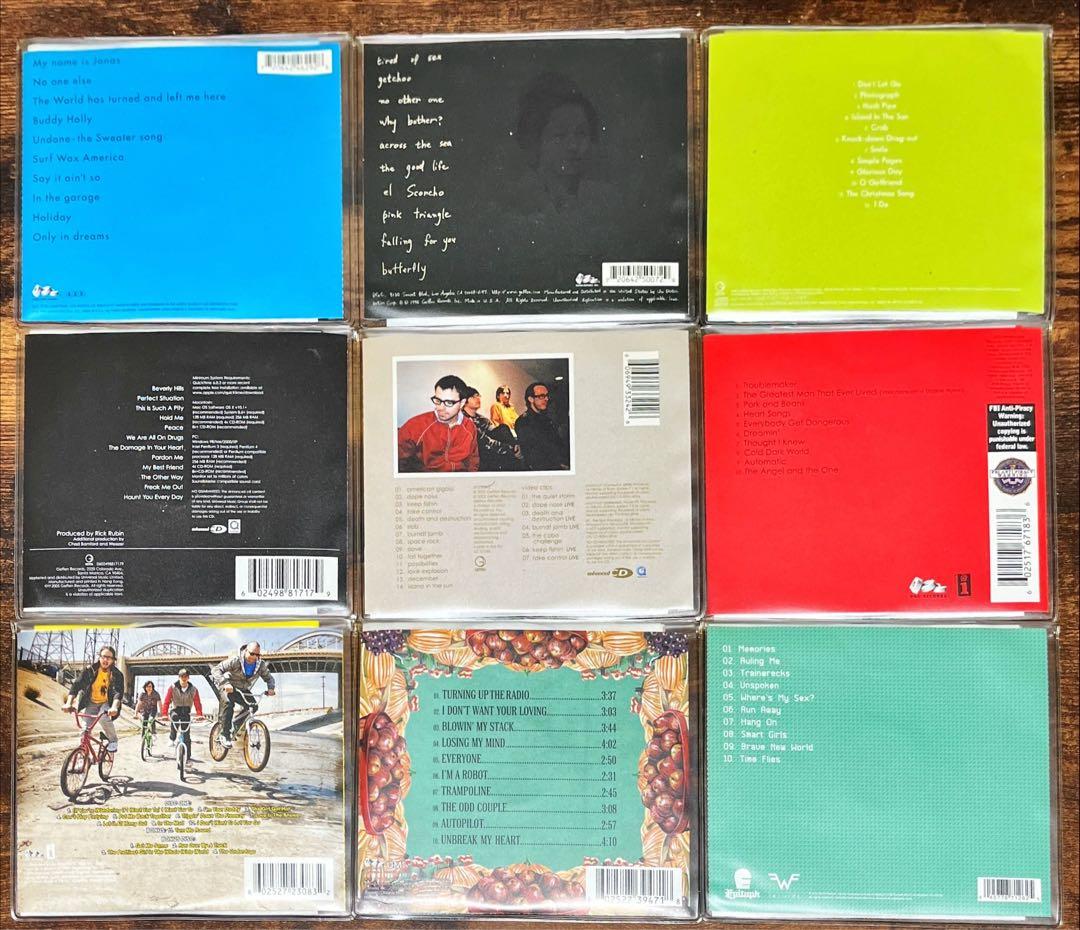 希少廃盤美品！Weezer ウィーザー オリジナルアルバム CD9枚セット