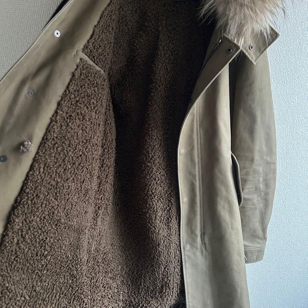 LITHIUM HOMME モッズコート ラクーンファー フィッシュテール