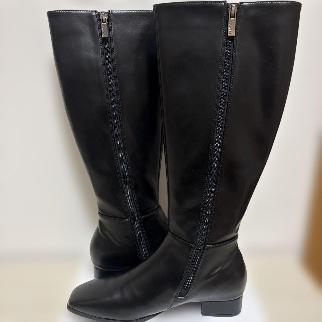 RANDA レザーロングブーツ　美品　24cm〜24.5cm 晴雨兼用