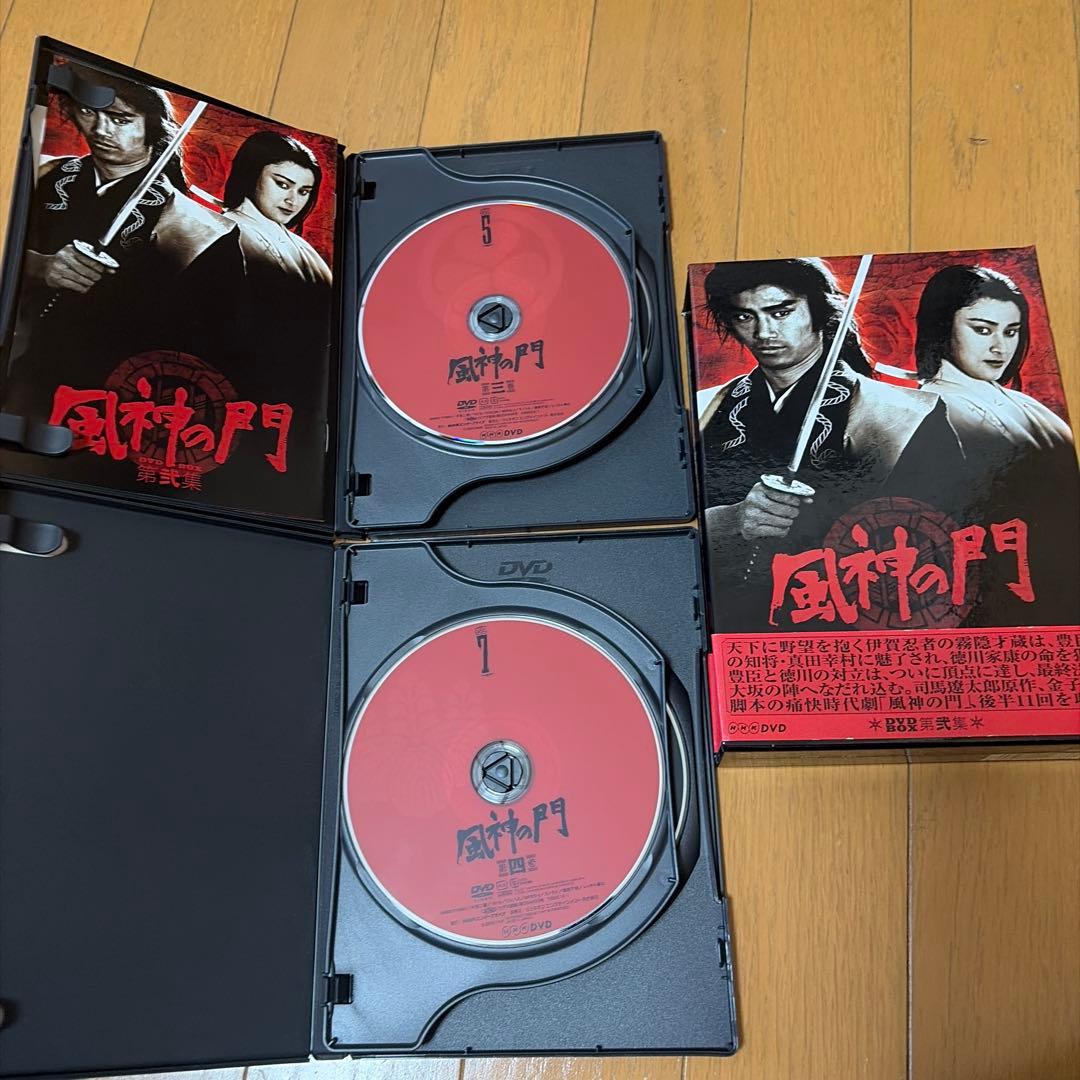 【美品】風神の門 第壱集・第弍集セット DVD-box 原作：司馬遼太郎