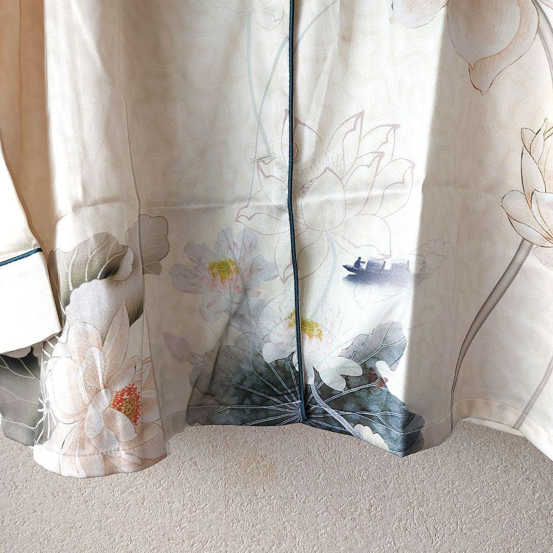 中国製品シルク(98％)パジャマ～男女兼用　XXLサイズ　一等品　新品　未使用品