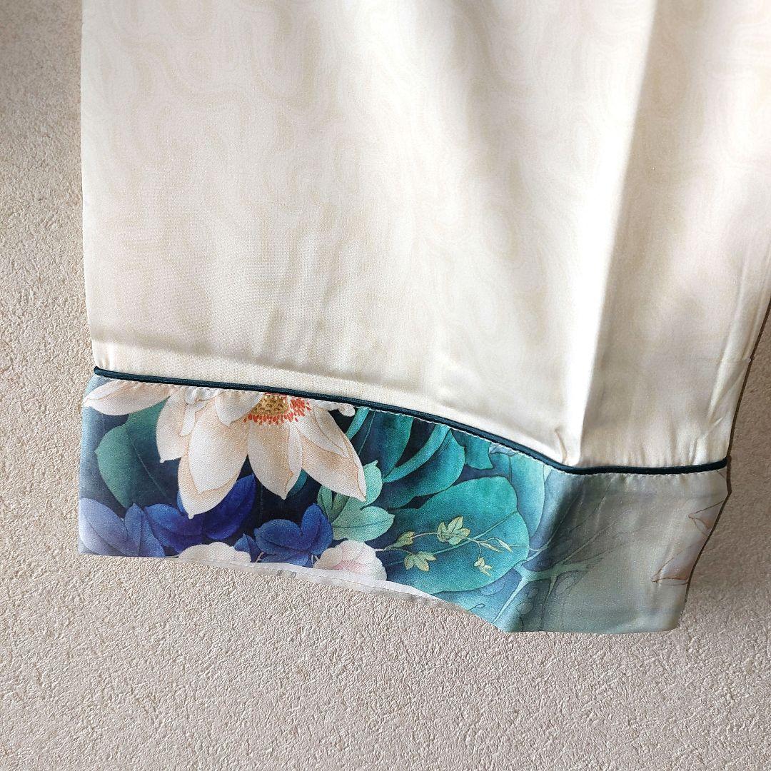 中国製品シルク(98％)パジャマ～男女兼用　XXLサイズ　一等品　新品　未使用品
