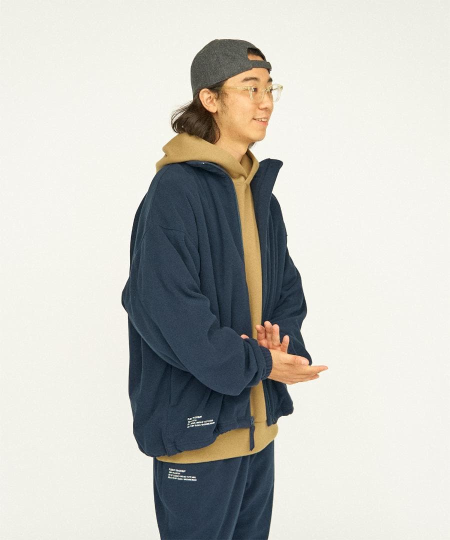 L　FreshService FLEECE TRACK SUIT　フリース　紺