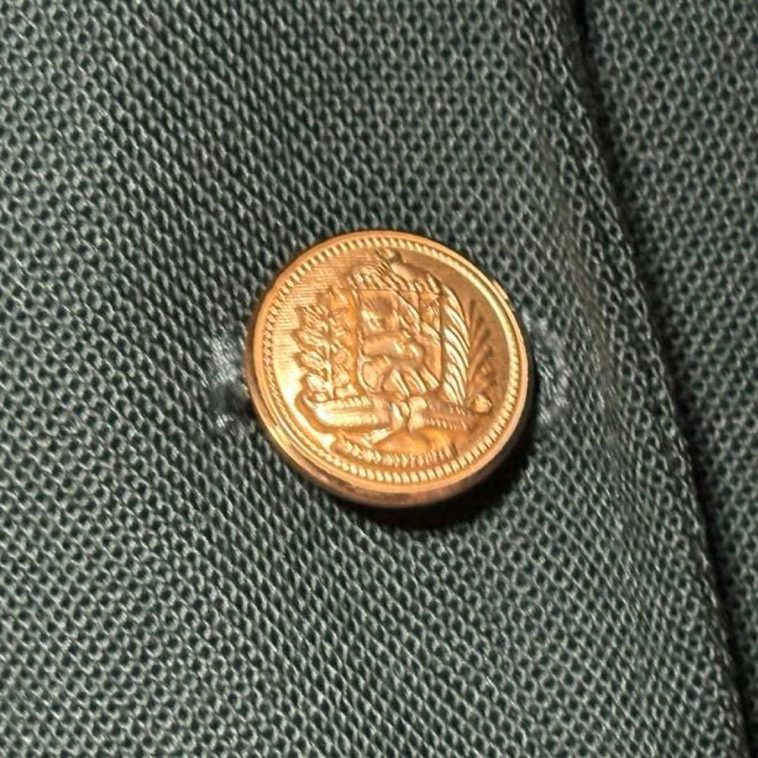 80's TAILORED IN U.S.A. 金ボタン緑ブレザー　ジャケット