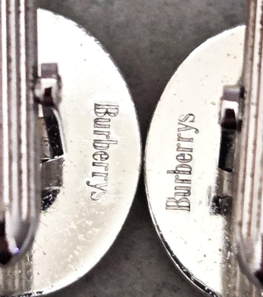 BURBERRY馬上の騎士　K14GFSILVER925カフス　箱付　43026