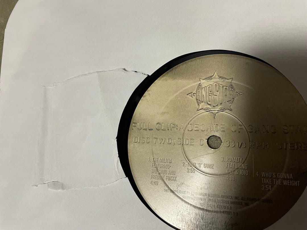 FULL CLIP: A DECADE OF GANG STARRレコード4LP