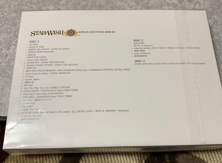 EXILE/EXILE LIVE TOUR 2018-2019\"STAR OF…