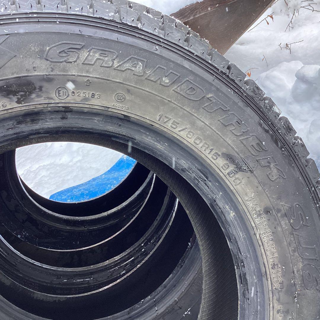 パジェロミニ用　175/80R15 スタットレス4本　ダンロップ❗️全国送料込み‼️