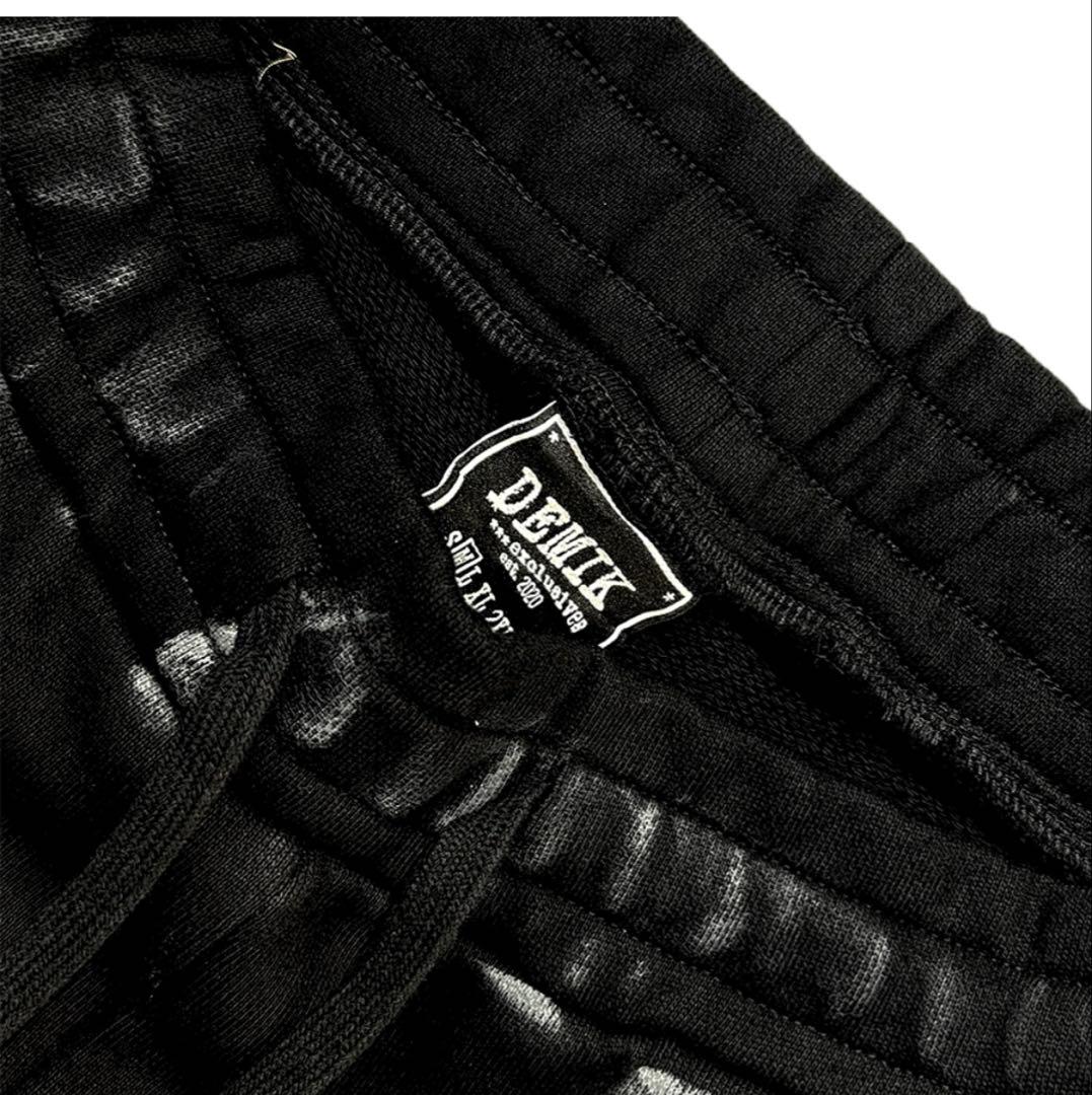 【国内入手困難】DEMIK EXCLUSIVE 黒 フレアスウェットパンツ