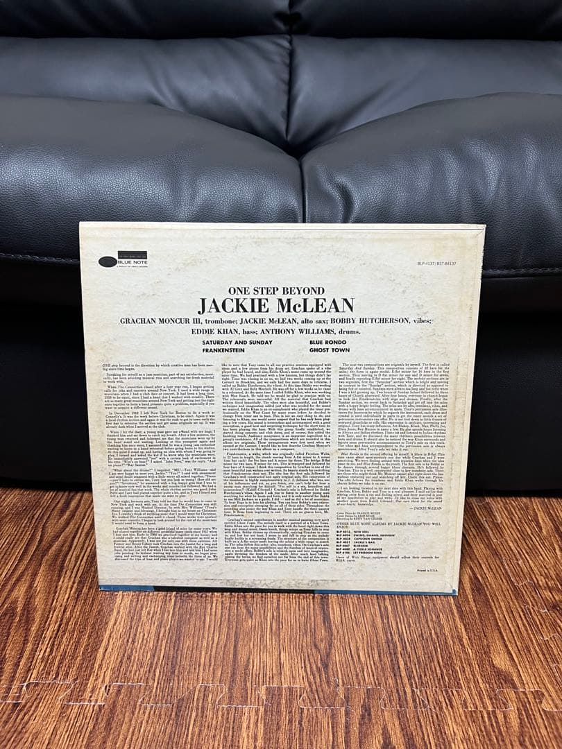洋楽 LP JACKIE McLEAN ONE STEP BEYOND 84137